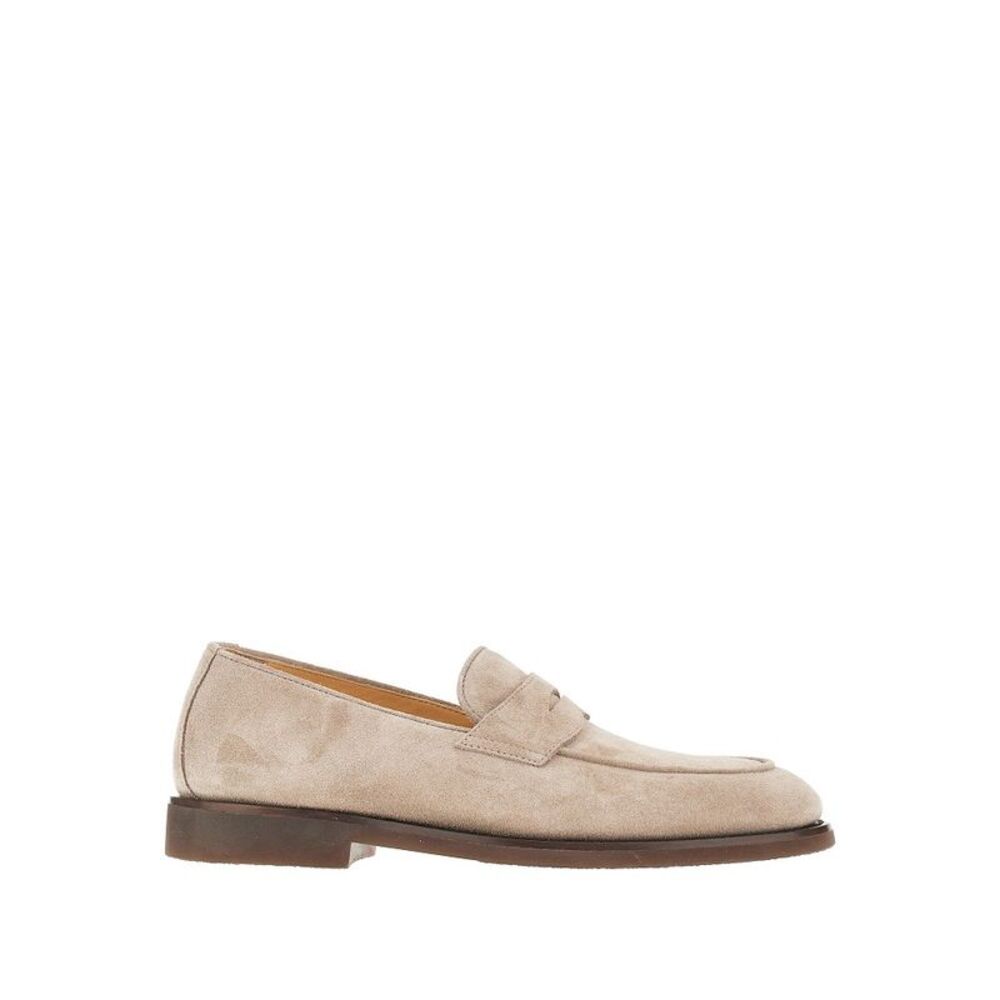 Brunello Cucinelli Men Suede Leather Penny Loafers